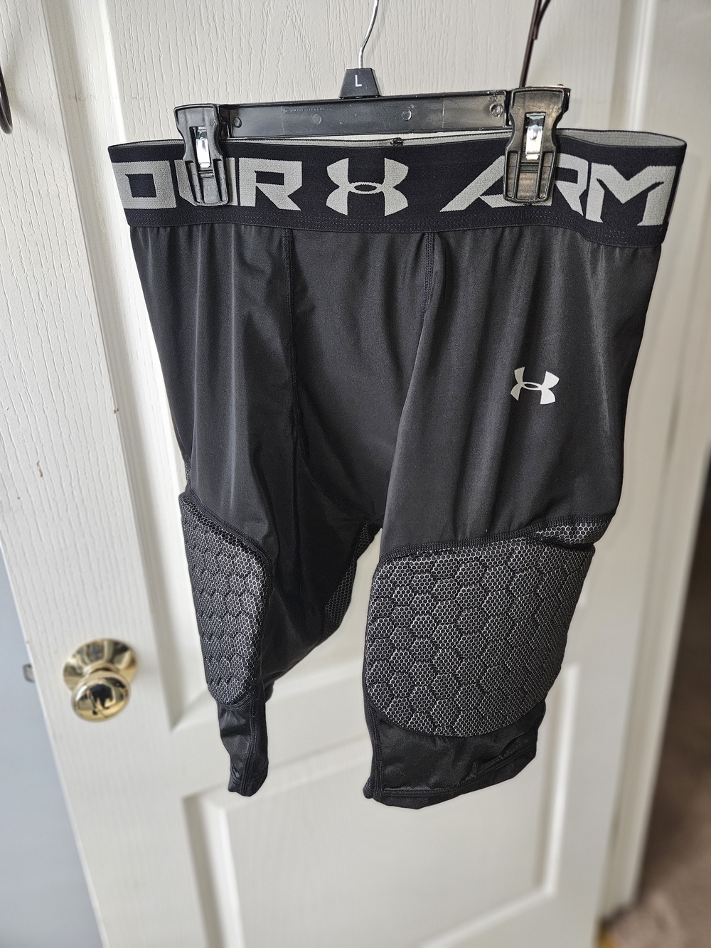 Under Armour Black Padded Athletic Compression Shorts